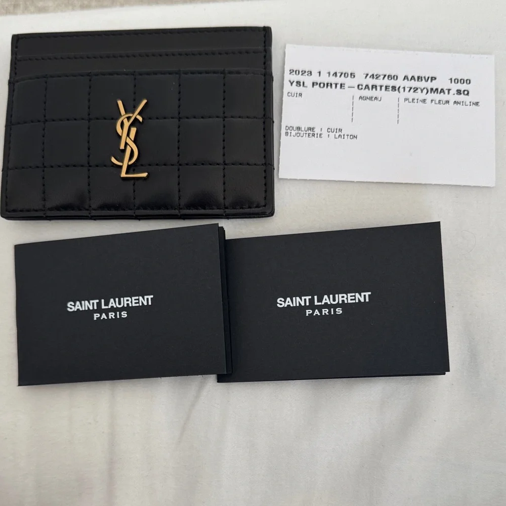 YSL Saint Laurent Cassandre card holder - Picture 3 of 4